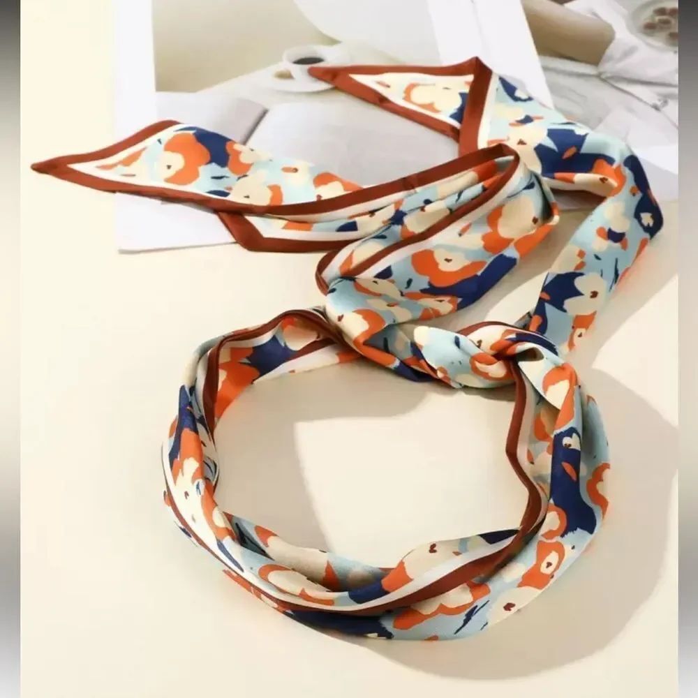 Floral Patterned Scarf P94 - Picture 3 of 7